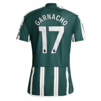 Dres Manchester United Alejandro Garnacho #17 Gostujuci 2023-24 Kratak Rukav